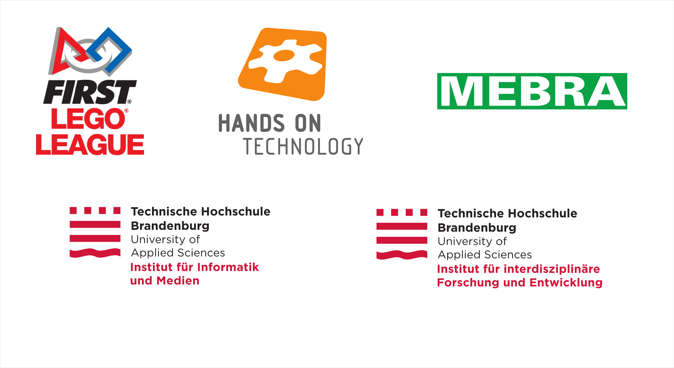 Unterstützer der LEGO League 2016 in Brandenburg